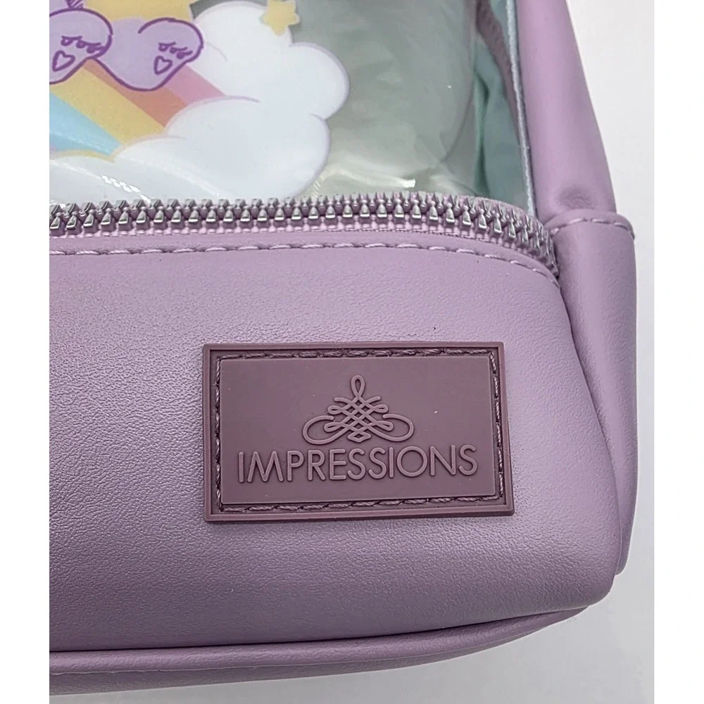 Care Bears Accessories Cosmetic Pouch‎ LED Mirror  Spong & Travel Case New #0188